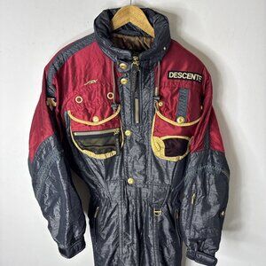 Vintage Descente Ski Suit Men’s Small Suisse Ski Team Official Supplier 80s